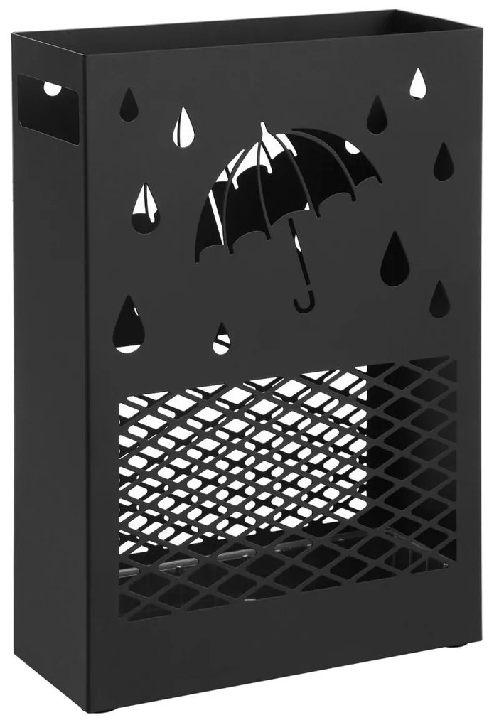 Kovový stojan na dáždniky Rainy, 41x28x12 cm