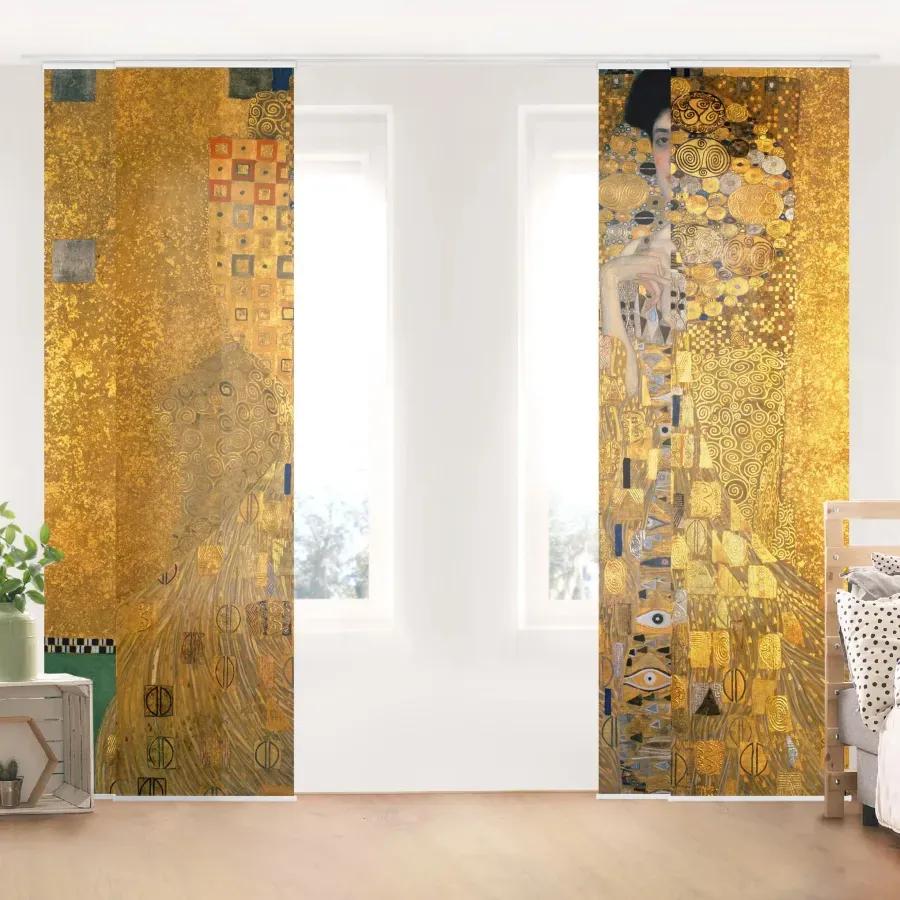 MANUFACTURER -  Súprava posuvnej záclony - Gustav Klimt - Adele Bloch-Bauer I - 4 panely