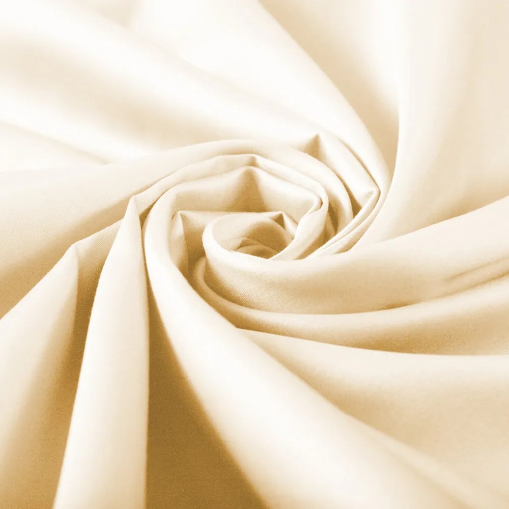 Látka bavlnený satén ST-007 Vanilková - šírka 280 cm - 2.AKOSŤ