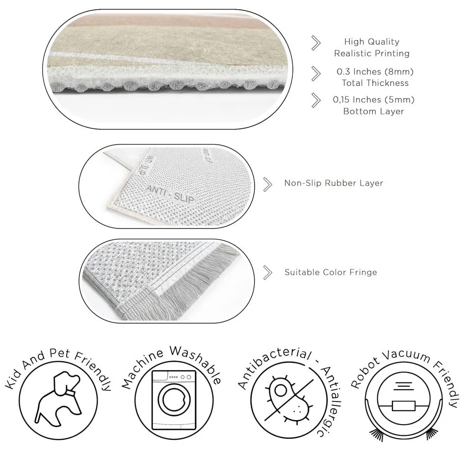 Prateľný koberec 160x230 cm Desert Walk – Mila Home