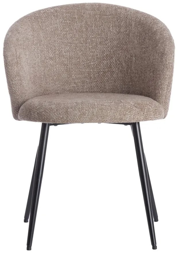 Béžové kovové jedálenské kreslá v súprave 2 ks Radaja – Light &amp; Living