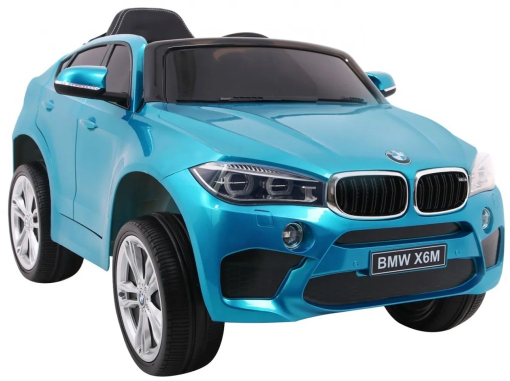 Elektrické autíčko BMW X6 M lakované - modré