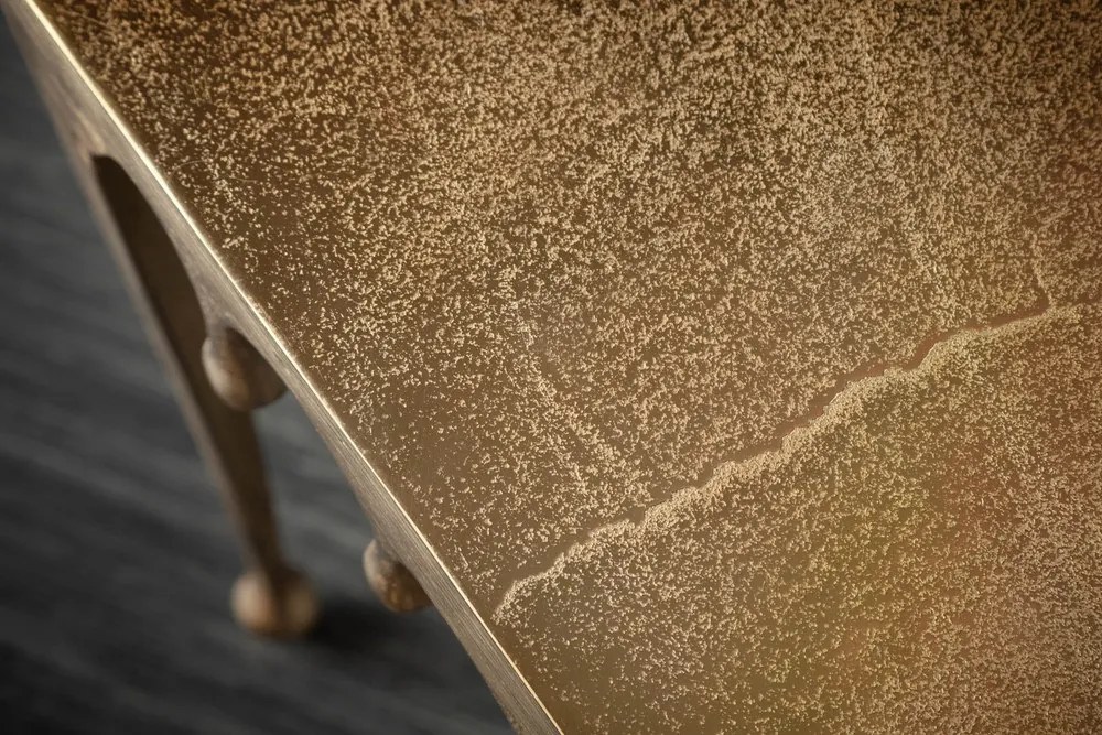 Dizajnový odkladací stolík Gwendolyn L 50 cm zlatý