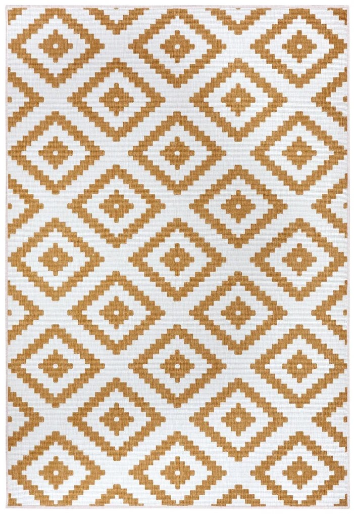 NORTHRUGS - Hanse Home koberce Kusový koberec Twin-Wendeteppiche 105794 Ochre – na von aj na doma - 200x290 cm