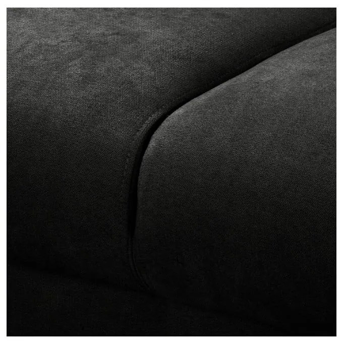 Čierna pohovka 193 cm Beata - Ropez