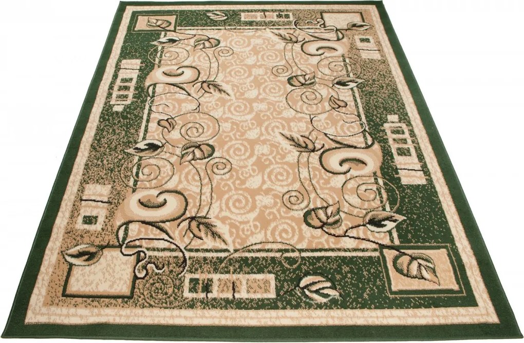 TA Koberec E952A ZELENÝ ATLAS PP Rozmer: 140x200 cm