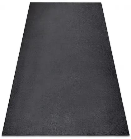 Koberec SANTA FE čierna 98 hladký, Jednotný jednofarebný Veľkosť: 150x300 cm