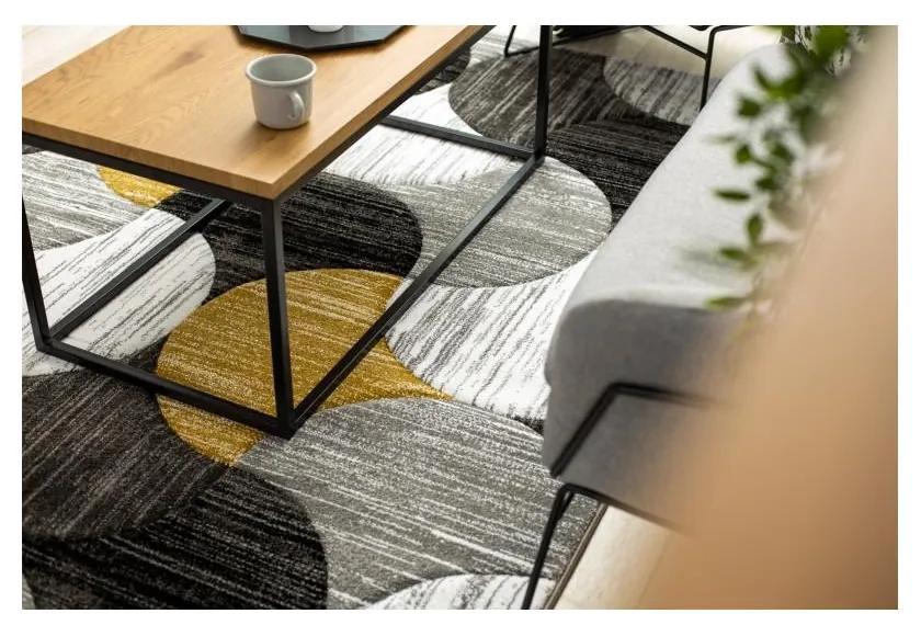Kusový koberec Alter sivožltý 80x150cm