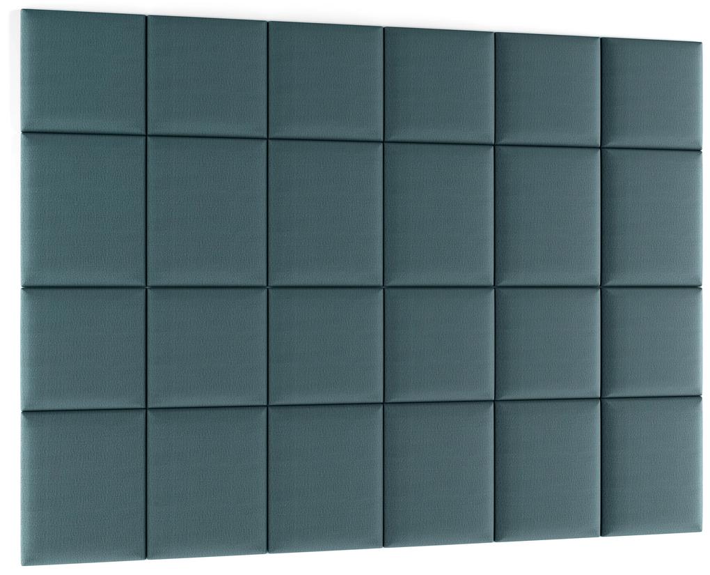 Set 24 čalúnených panelov Quadra 240x180 cm (mentolová). Vlastná spoľahlivá doprava až k Vám domov. 1052016