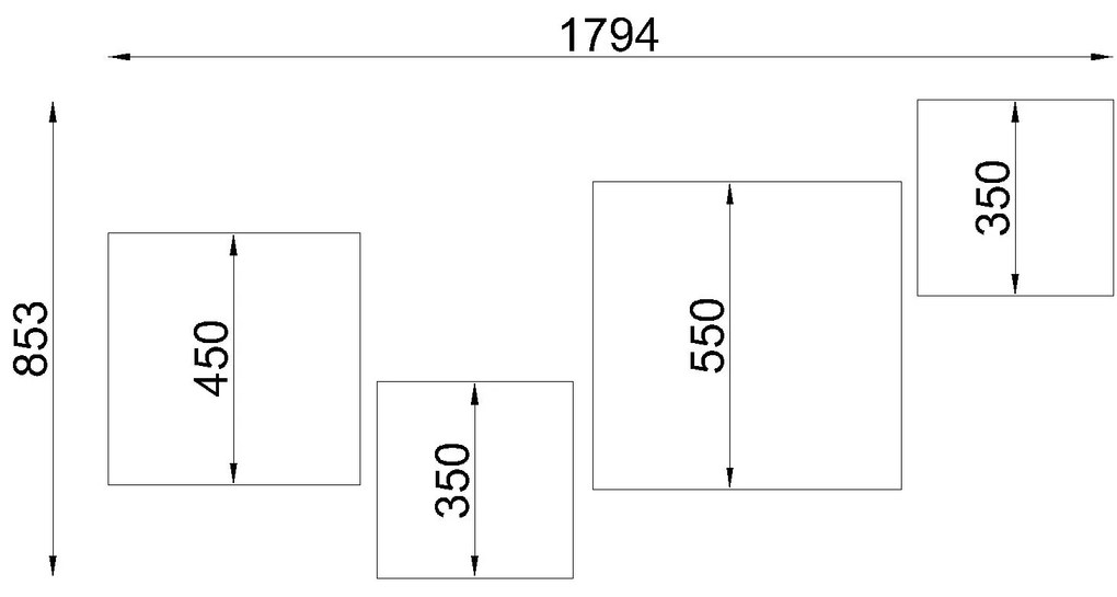 Stropné svietidlo HORUS 45 biele