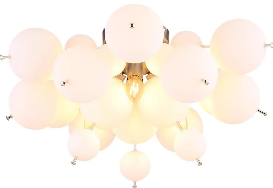 Globo 15633DO - Prisadený luster UDO 3xE14/25W/230V pr. 55 cm biela