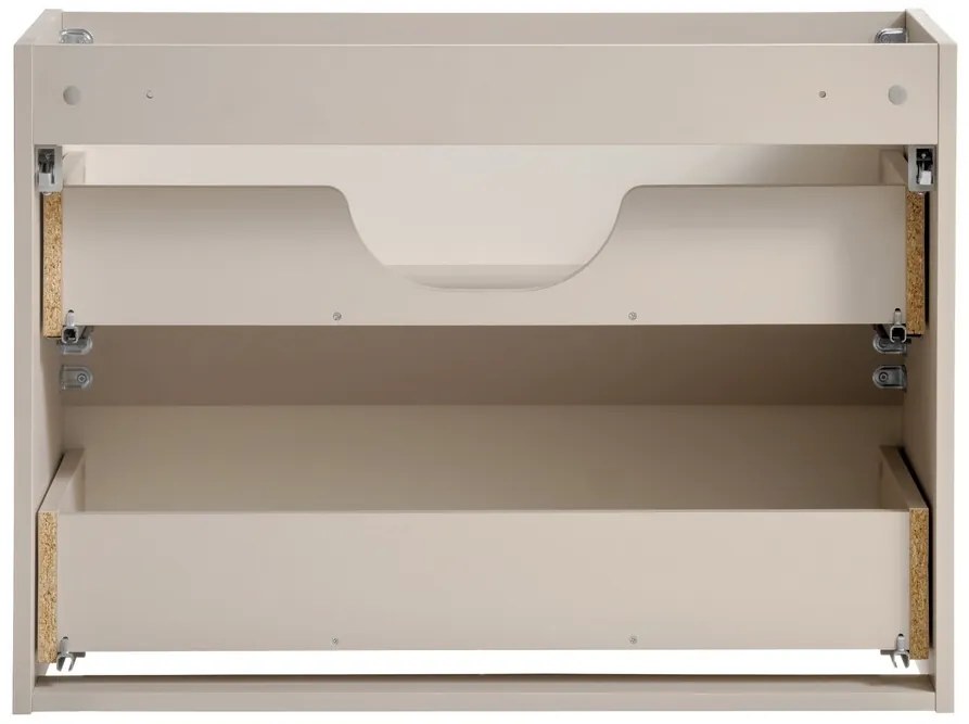 Umývadlová skrinka so zásuvkami Viva Cashmere 82-80-2S kašmírová