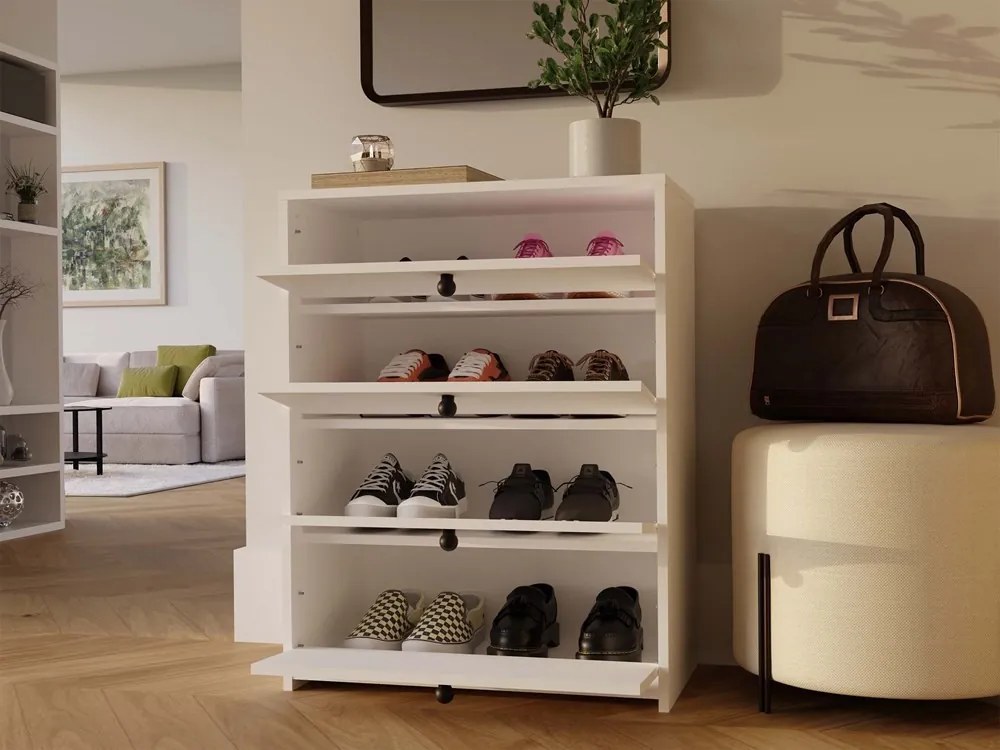 Botník LOKA 66 cm biely