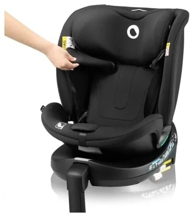 Lionelo - Otočná autosedačka so základňou NAVY i-Size 40-150 cm čierna