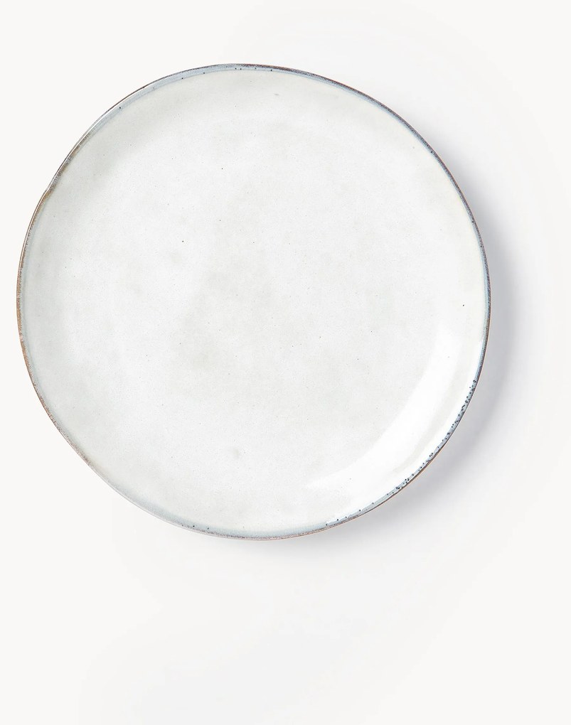 Ručne vyrobené raňajkové taniere Nordic Sand, 4 ks