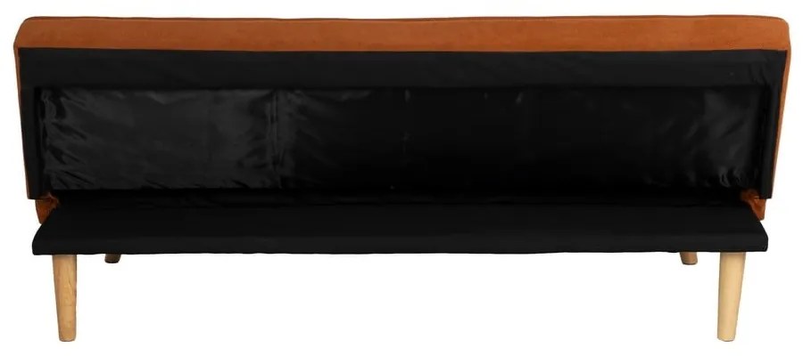 Ženilková rozkladacia pohovka v tehlovej farbe 175 cm – Ixia