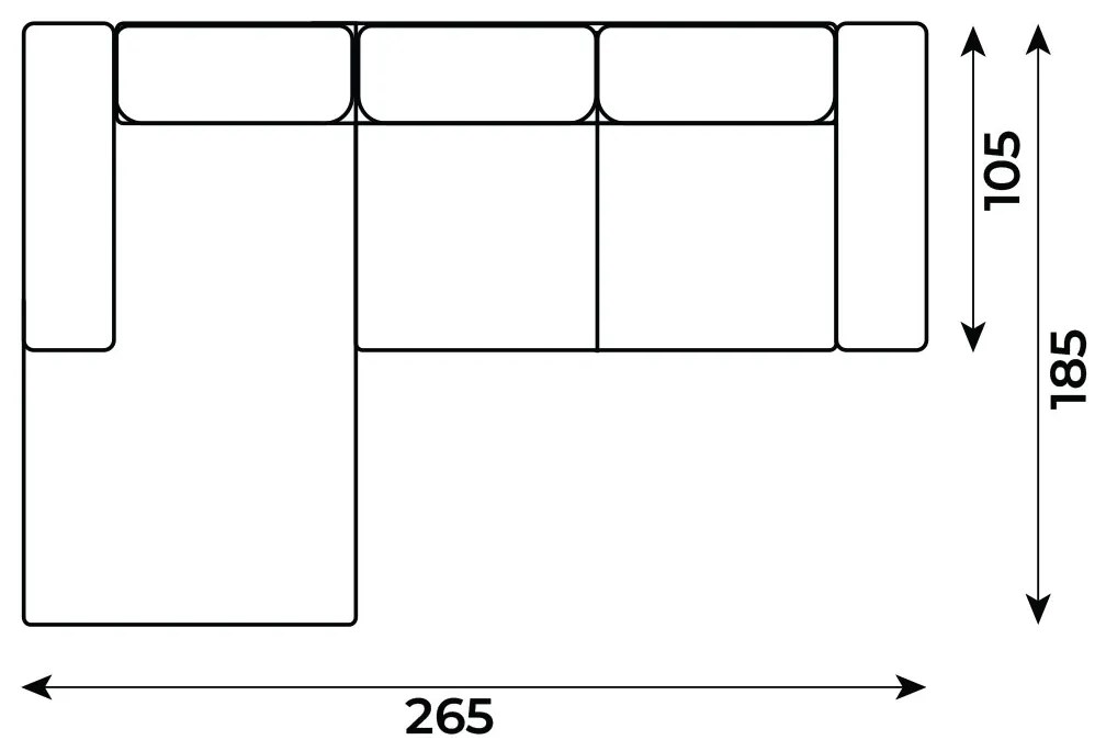 PROXIMA.store - Rohová sedačka plocha spania 138x210 - MERANO TYP ROHU: Pravý, SKUPINA LÁTOK: Skupina 5