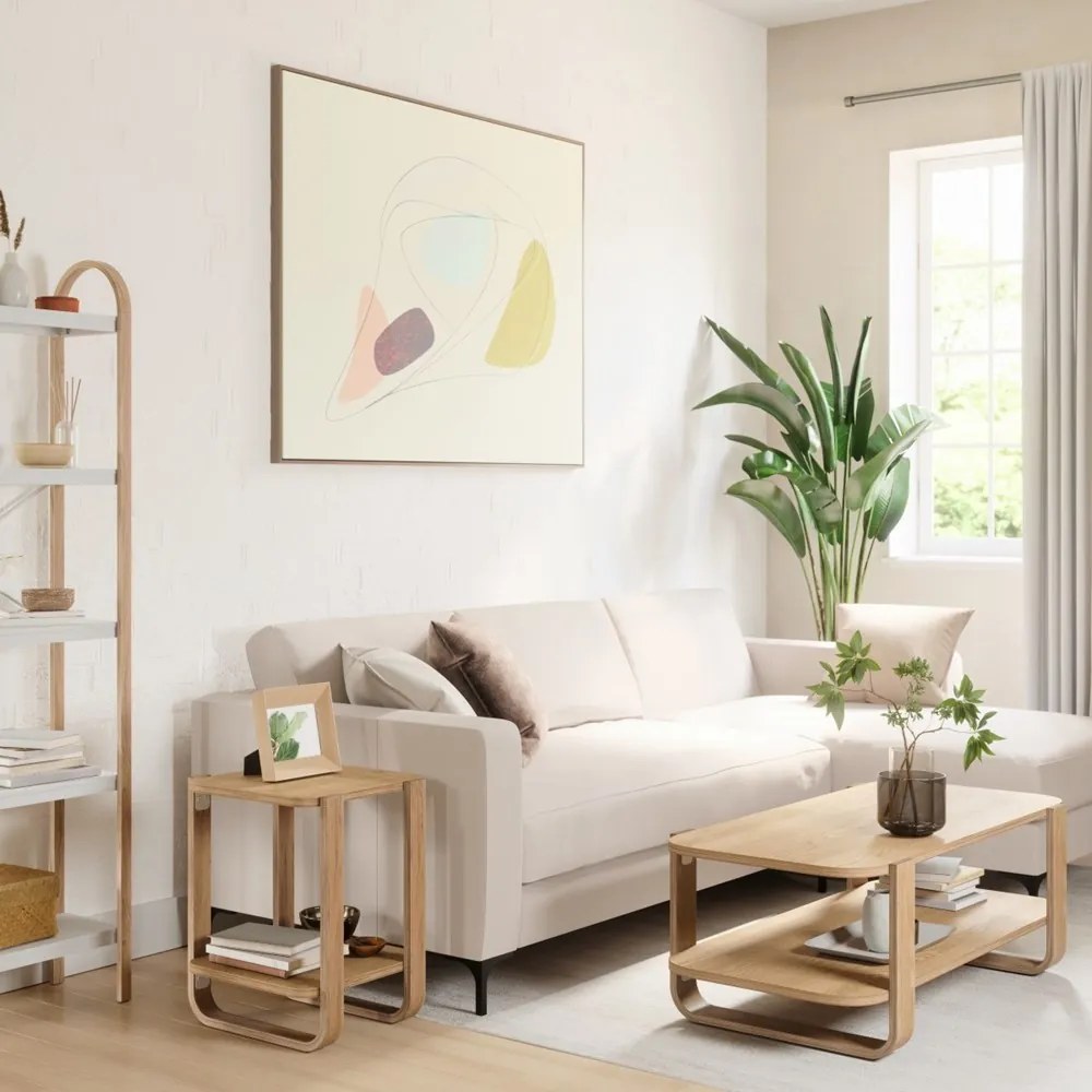 Umbra Odkladací stolík BELLWOOD V.53 cm prírodný