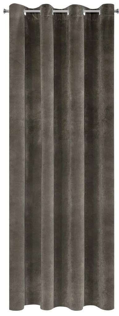 ZATEMŇOVACÍ ZÁVES NA KRÚŽKOCH RIA 140X250 CM GRAFITOVÁ