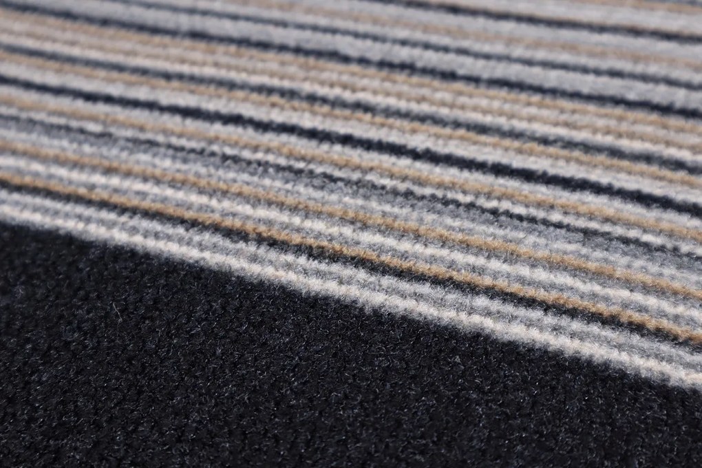 Protišmykový behúň na mieru Carnaby 97, šíre 67 cm, šedá, chodba / predsieň, Associated Weavers