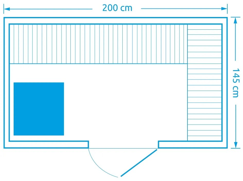 Marimex | Fínska sauna Marimex KIPPIS XL + saunové kachle | 11100085