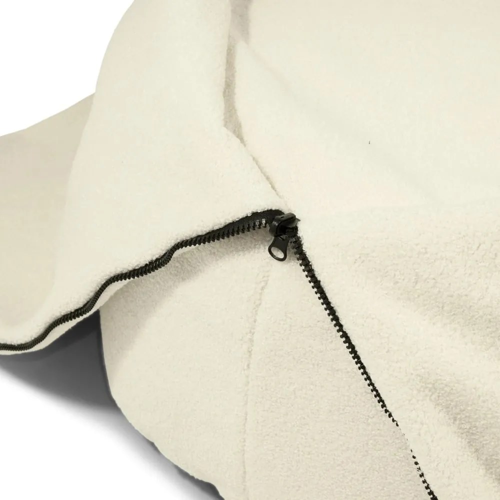 Hnedý detský sedací vak z textílie buklé Cocoon 120 – SLOWDOWN