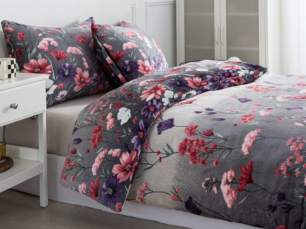 XPOSE® Mikroplyšové obliečky FLORA Exclusive