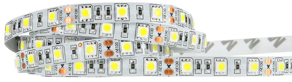 ECOLIGHT LED pásik - SMD 5050 - 50 m - 14,4 W/m - IP20 - studená biela