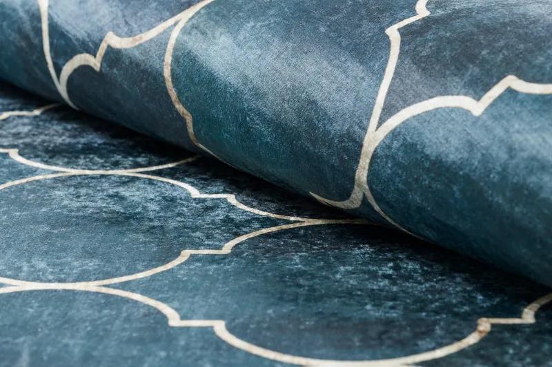 Dywany Łuszczów Kusový koberec ANDRE Maroccan trellis 1181 blue - 120x170 cm