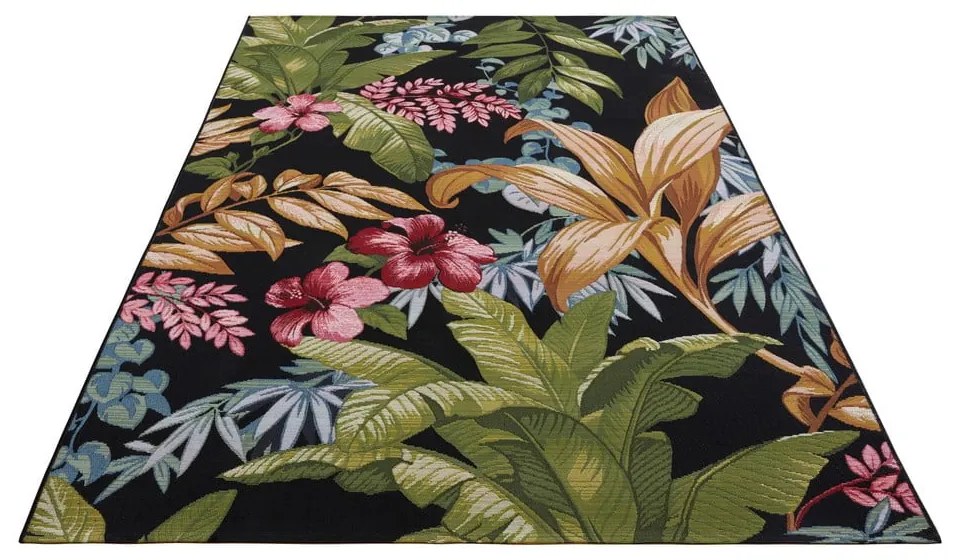 Čierny vonkajší koberec 80x165 cm Flair – Hanse Home