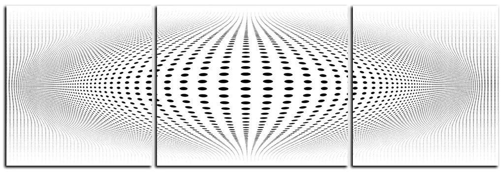 Obraz na plátne - Abstraktná geometrická sfera - panoráma 5218C (120x40 cm)