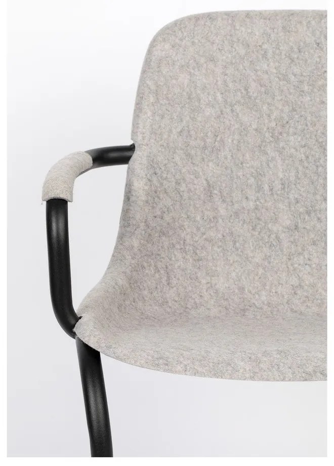 Svetlosivé jedálenské stoličky v súprave 2 ks Thirsty – Zuiver