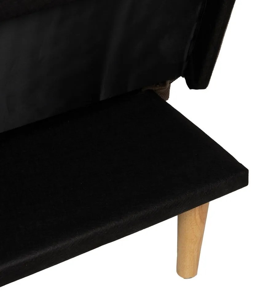 Hnedá ženilková rozkladacia pohovka 175 cm – Ixia