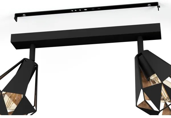 Eglo 43716 - Bodové svietidlo CARLTON 2xE27/40W/230V