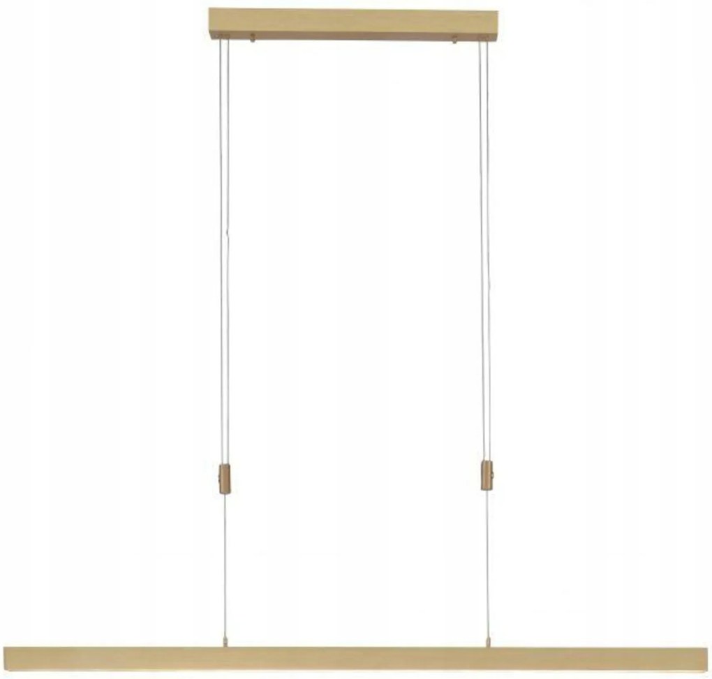 Paul Neuhaus Led závesné svietidlo, lineárne, matná mosadz, 2700-5000K, 179 c