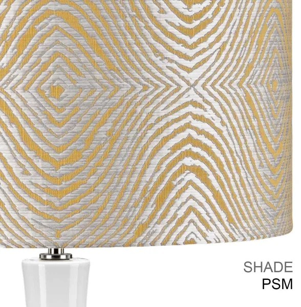 Elstead MILO-PN-TL-PSM - Stolná lampa MILO 1xE27/60W/230V šedá/zlatá