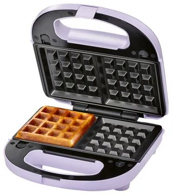 Silvercrest®  Kitchen Tools Vaflovač s vymeniteľnými platňami (fialová)  (100371291)