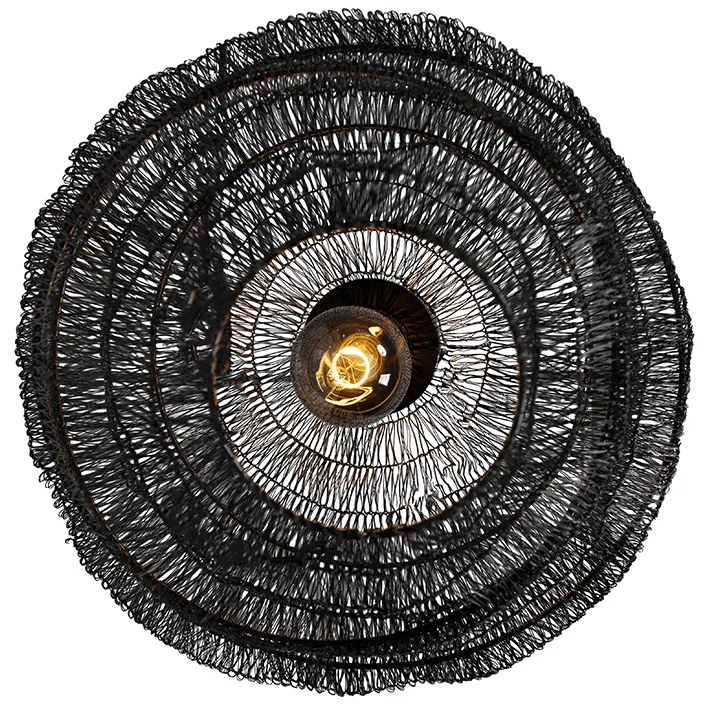 Orientálne stropné svietidlo čierne 45 cm - Vadi