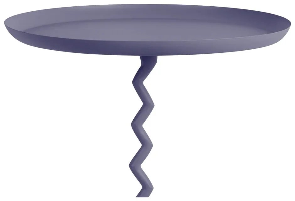 Kovový okrúhly odkladací stolík ø 44 cm Zig Zag – Leitmotiv