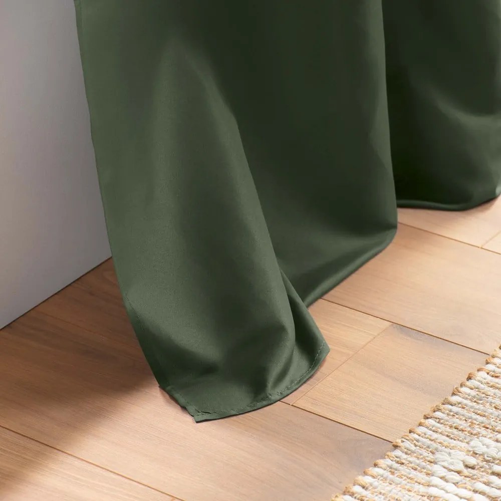 Kaki záves z mikrovlákna 140x280 cm Absolu – douceur d'intérieur