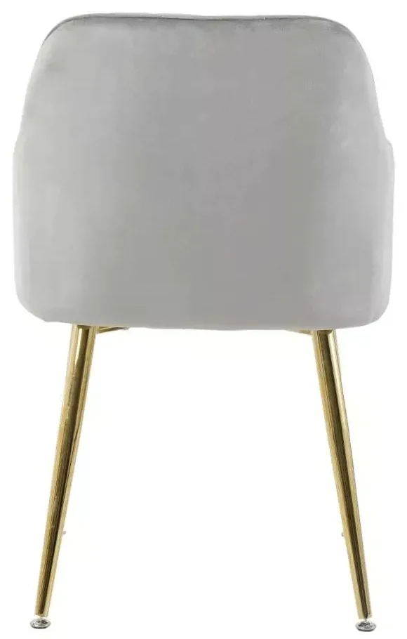 LuxuryForm DESIGN Jedálenská stolička AUSTIN VELUR - svetlo šedá