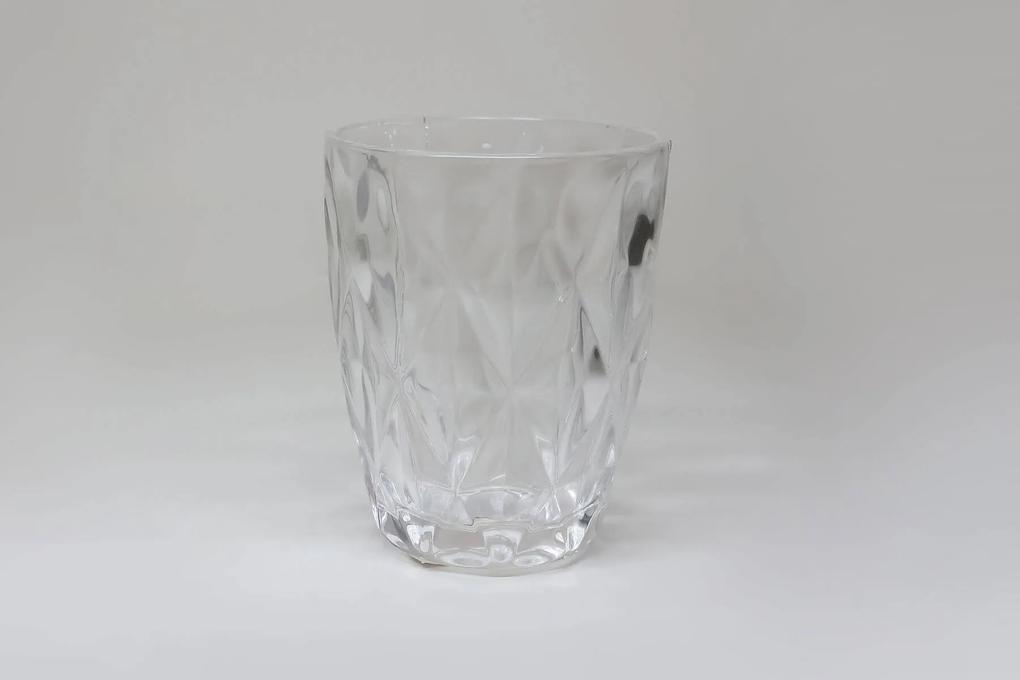 Číre sklenené poháre 270ml 6ks
