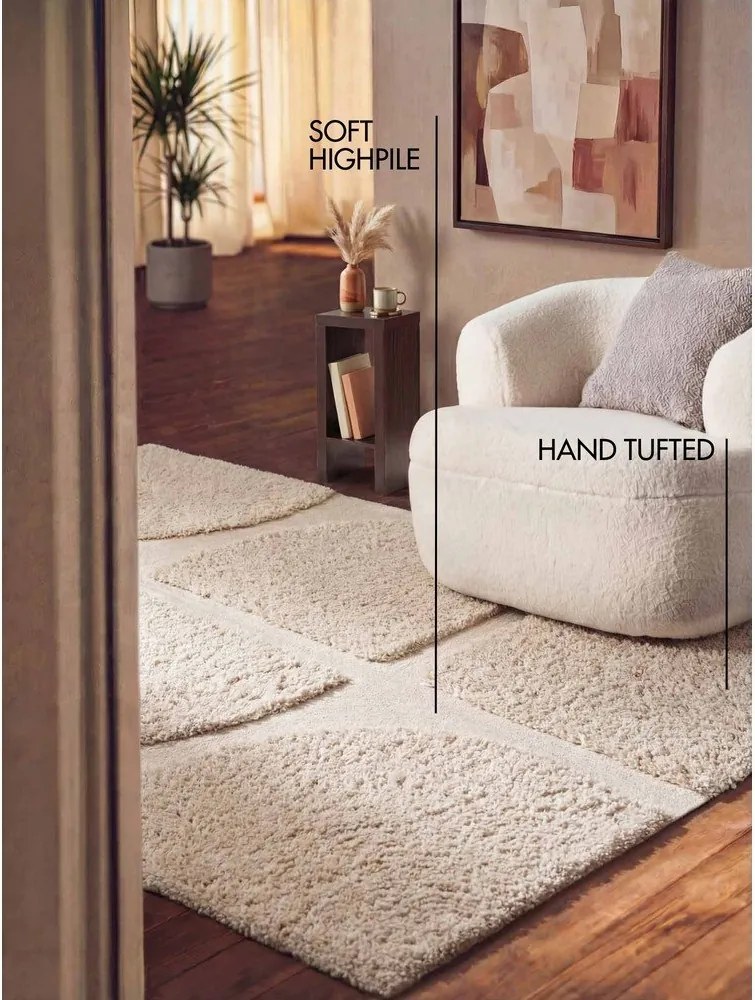 Krémový ručne tkaný koberec 160x230 cm Lambeth Jasper – Ted Baker