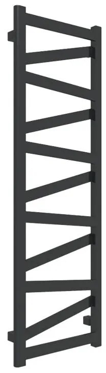 Terma Vipera 1230x400 vodný/elektrický radiátor RAL 9005 pololesk ZS