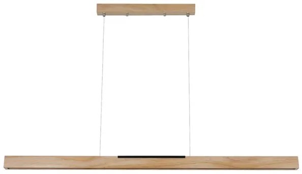 LED Luster na lanku LED/22W/230V 4000K 120 cm borovica/masív