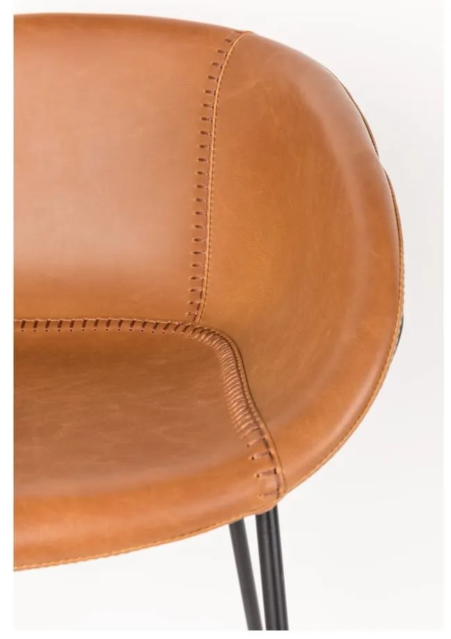 Sada 2 hnedých barových stoličiek Zuiver Feston, výška sedu 65 cm