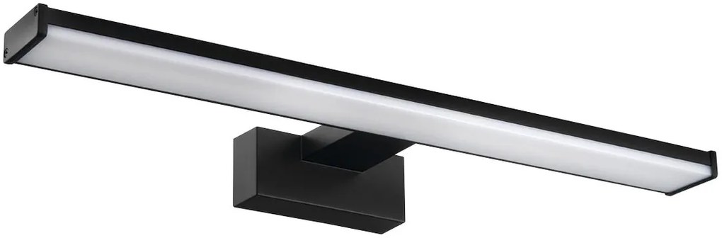 Sapho Sapho, CHICAGO LED svietidlo, 400x120x40 mm, 8W, 230 V, plast, čierna matná