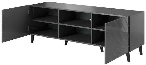 TV stolík ABETO 150 cm šedý