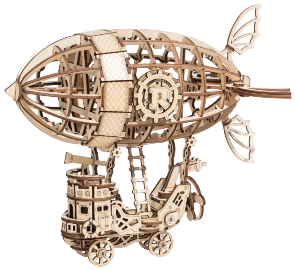 Robotime 3D drevené puzzle Vzducholoď 176 ks