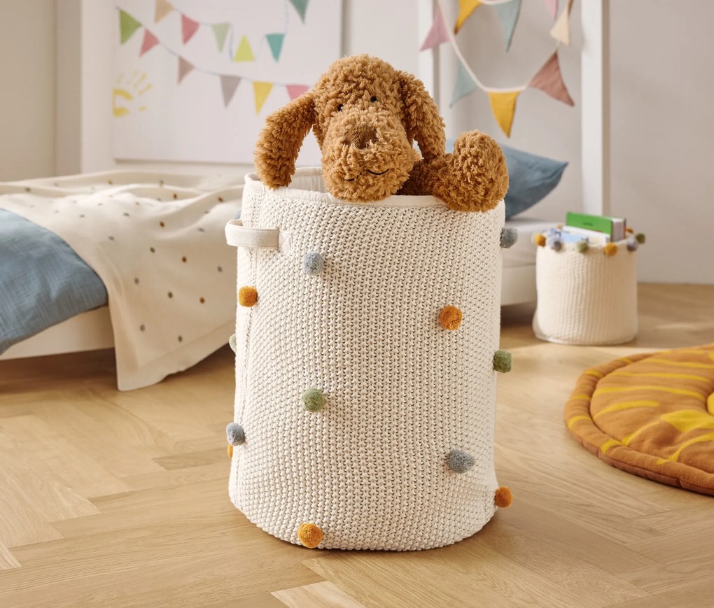 Veľký odkladací kôš do detskej izby